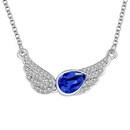 Cross Border New Lovers Fashion Wing Necklaces And Necklaces