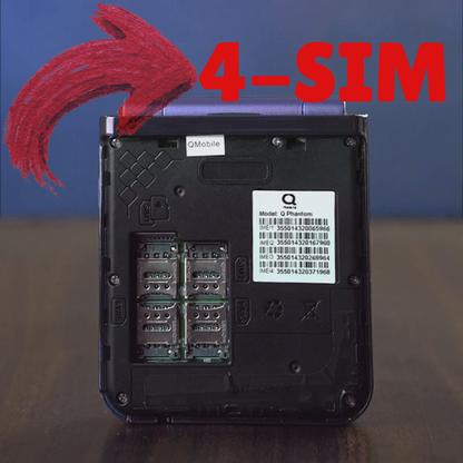 QMobile Phantom Flip (4-SIM)
