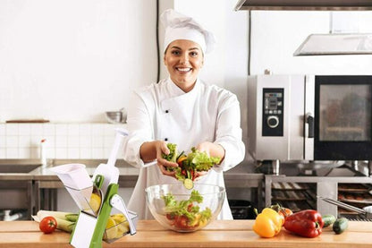 Multifunctional Safe Slice Vertical Food Chopper
