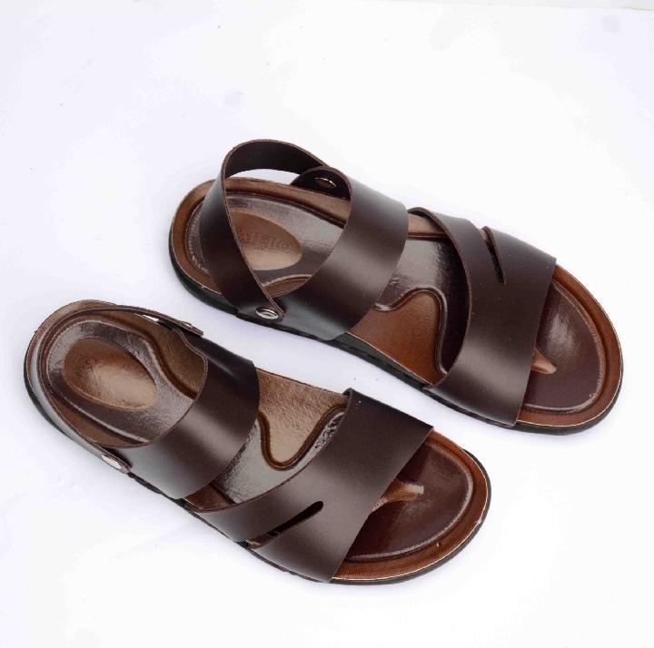 Classic Brown Premium Sandals – Comfort & Style for Men