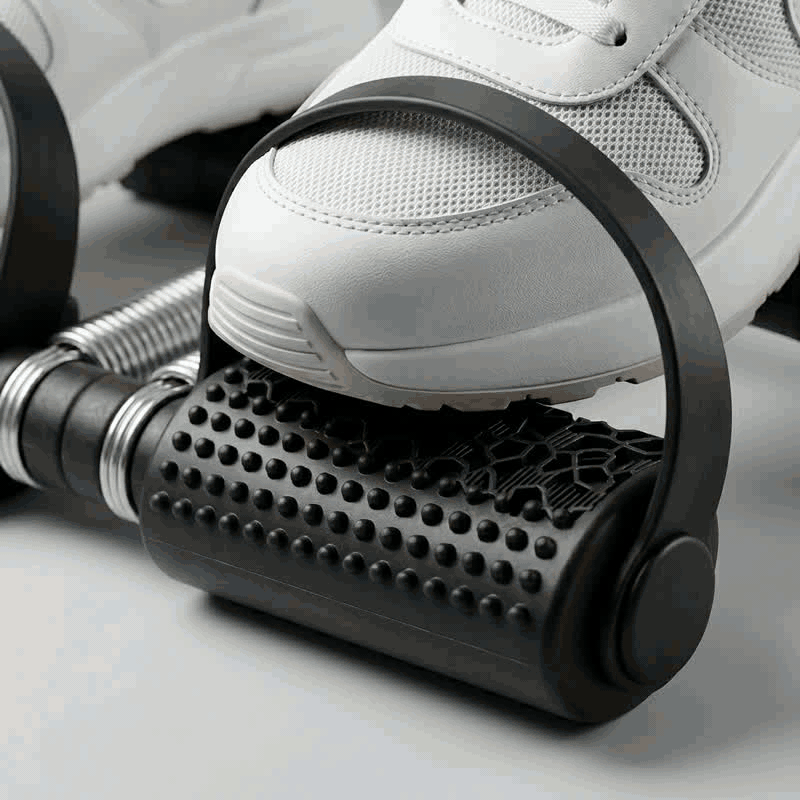 Home Belly Fat Burner Machine Steel Double Spring