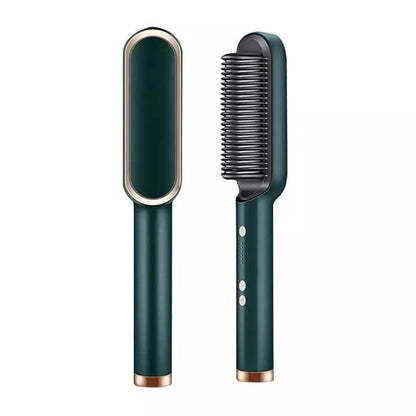 Hair Straightener Iron Brush Straight Hair Straightener