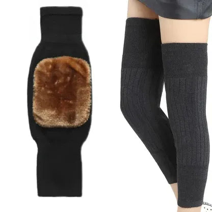 🧦 Premium Woolen Knee Warmers with Adjustable Strap (Pair)