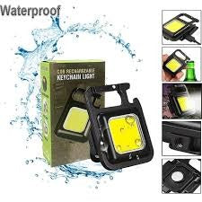 ⭐ COB Rechargeable Keychain Light – Ultra Bright, Portable & Multi-Functional