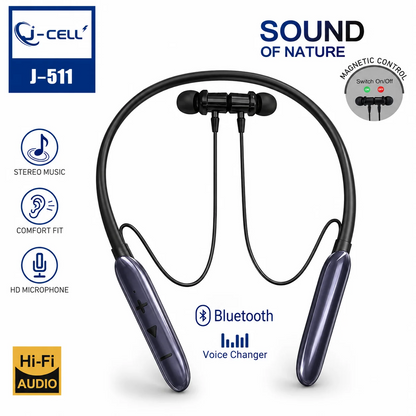 G-CELL | J-511 | Long Lasting Battery | Bluetooth NeckBand