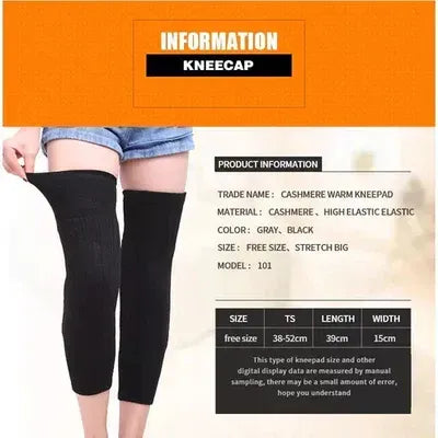 🧦 Premium Woolen Knee Warmers with Adjustable Strap (Pair)