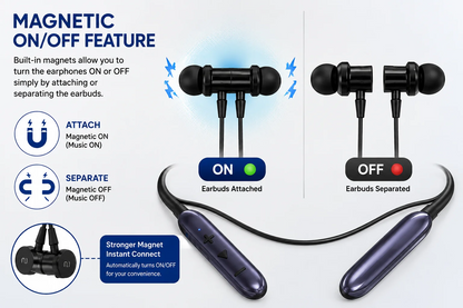 G-CELL | J-511 | Long Lasting Battery | Bluetooth NeckBand