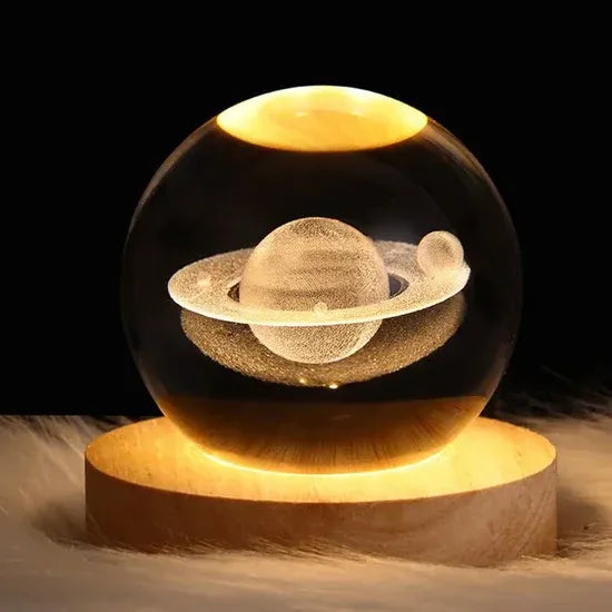 Astrosphere Moon Lamp — 3D Crystal Moon Light with Touch & Remote (Color Changing)