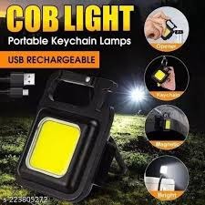 ⭐ COB Rechargeable Keychain Light – Ultra Bright, Portable & Multi-Functional