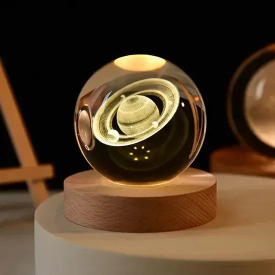 Astrosphere Moon Lamp — 3D Crystal Moon Light with Touch & Remote (Color Changing)