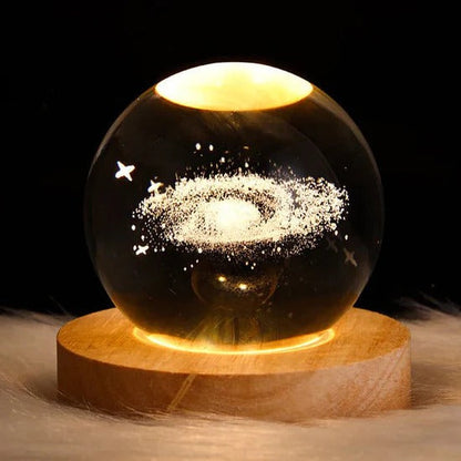 Astrosphere Moon Lamp — 3D Crystal Moon Light with Touch & Remote (Color Changing)