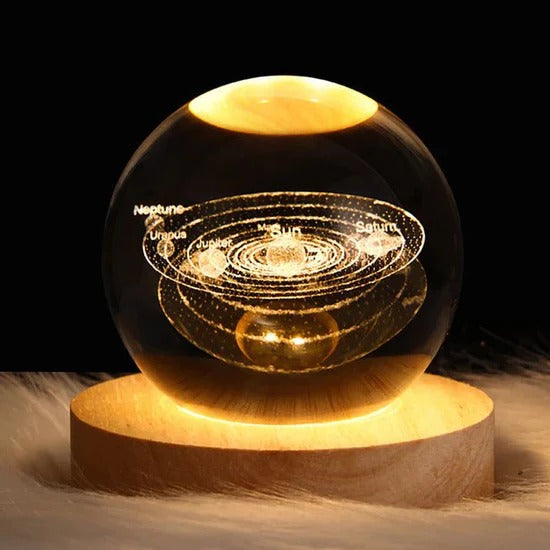 Astrosphere Moon Lamp — 3D Crystal Moon Light with Touch & Remote (Color Changing)